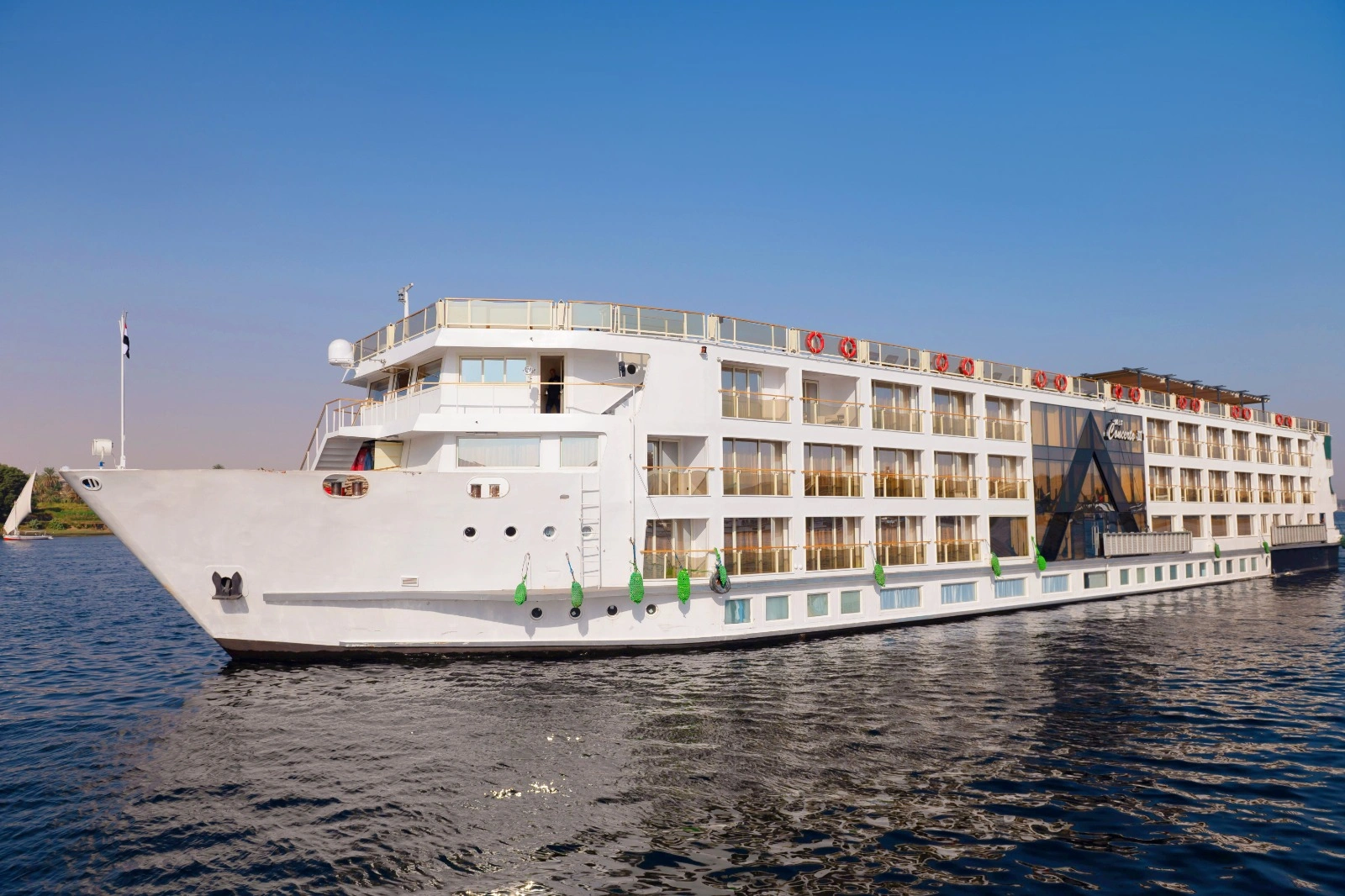 Exterior view of the Concerto III Nile Cruise Nile cruise ship